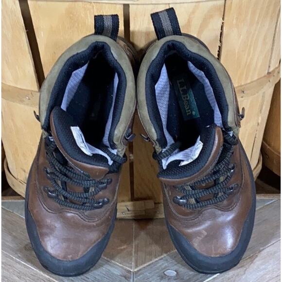 L.L. Bean Cresta Brown Leather Goretex Waterproof Trail Hiking Boot Women Size 5 - Picture 12 of 12